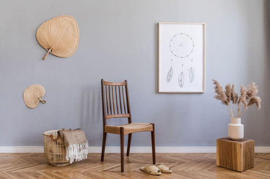 Decor interior cu vopsea naturala pe baza de var
