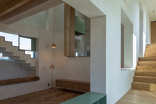 Interior vilă finisată cu Marmorino
